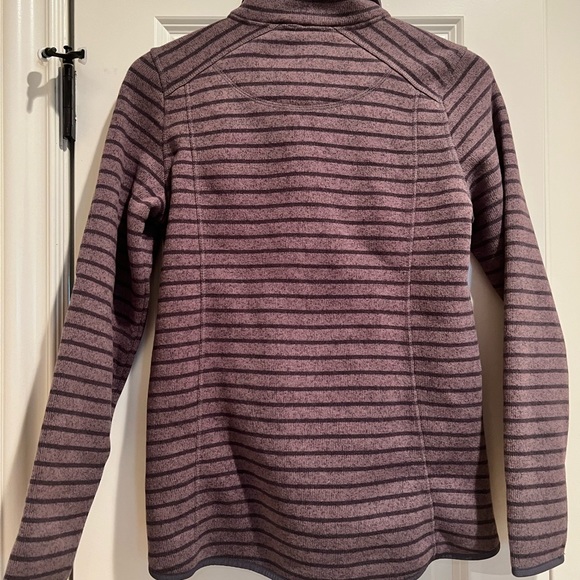 LL Bean fleece full zip jacket in deep taupe. NWT - Picture 3 of 4